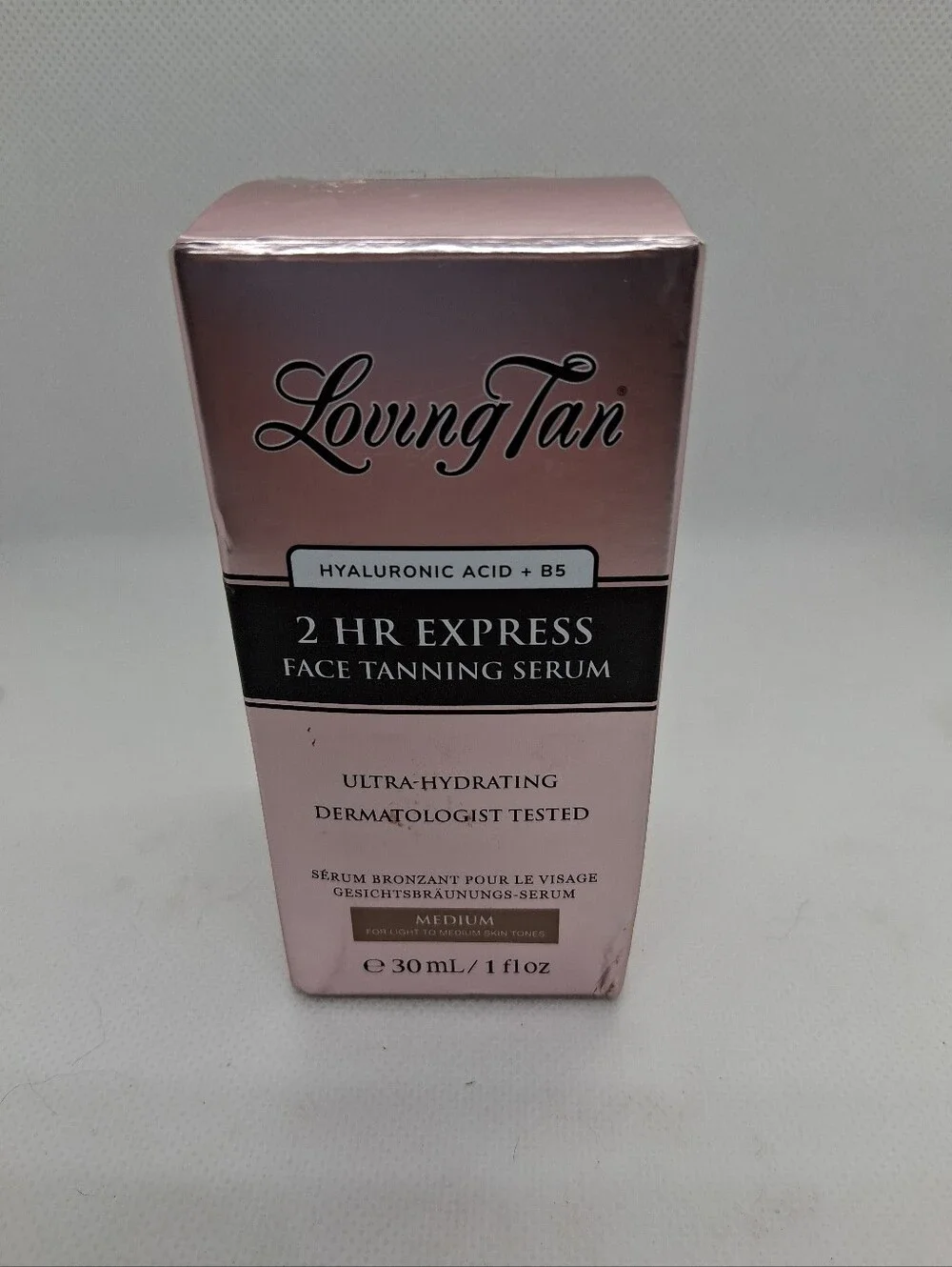 2 HR Express Face Tanning Serum Hyaluronic Acid+B5 Retail $35